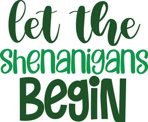 Let the Shenanigans Begin