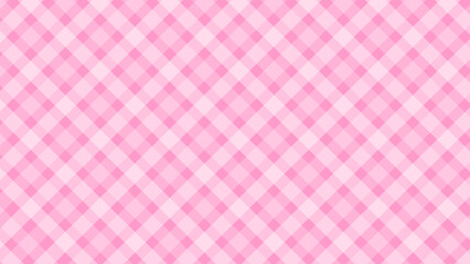 Pink and white pattern plaid background