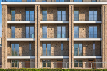 Brand new empty block of flats in Stratford, east London