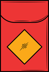 Chinese New Year Red Packets Doodle