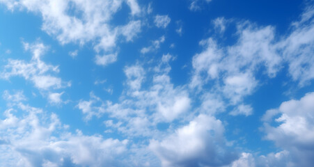Fototapeta premium Blue sky and white clouds background