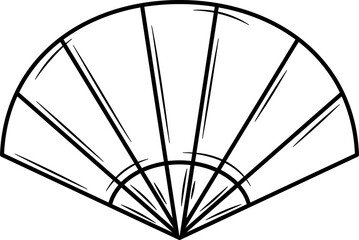 Chinese New Year Handheld Fan Doodle