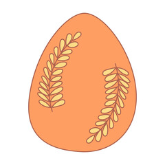 easter egg pattern hunting spring icon element