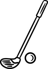 Golf Stick Doodle