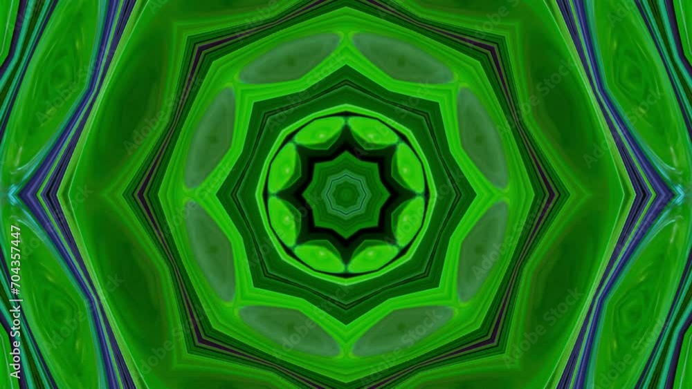 Poster abstract green motion background. dynamic geometric animated loopable background video with ripple t