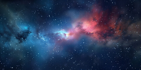 Star field in high quality vivid night sky space nebula and galaxies background of the astronomy notion generative ai