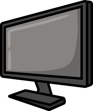 Computer Monitor Illustration