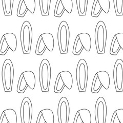 easter hare ears colored hunting pattern textile