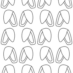 easter hare ears colored hunting pattern textile