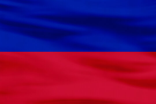 Haiti Flag - Country Blue and Red Horizontal Stripes