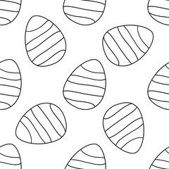easter egg pattern hunting spring pattern textile