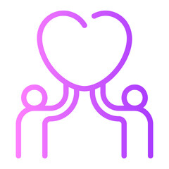 help gradient icon