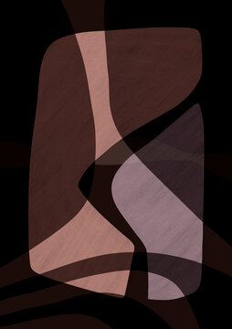 Graphic shapes abstract art background