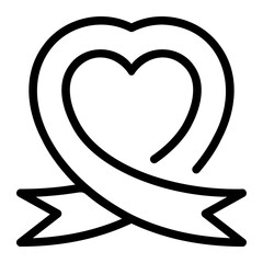 ribbon line icon