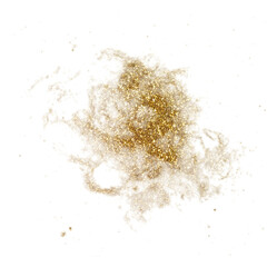 Fototapeta premium Gold glitter galaxy cloud
