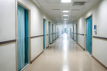 background of corridor in hospital or clinic image