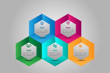 Business infographic element template design, vector eps info data.