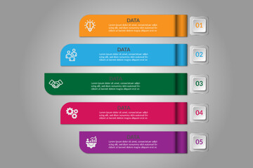 Business infographic element template design, vector eps info data.