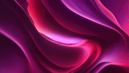 Red and Purple 3D waves abstract Background