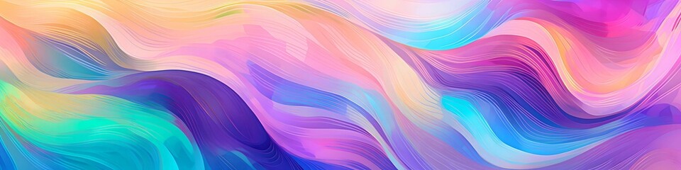 Vibrant multicolor wave Background with copy space