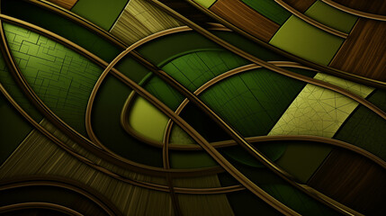 Green Technology Abstract Symphony