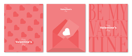 vector happy valentines day poster banner template