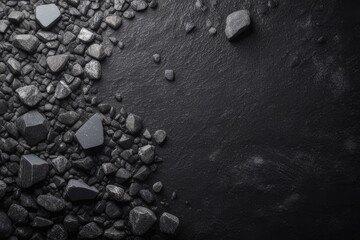 Premium quality Abstract Grunge Dark Grey Stone Texture Background, Ai generative