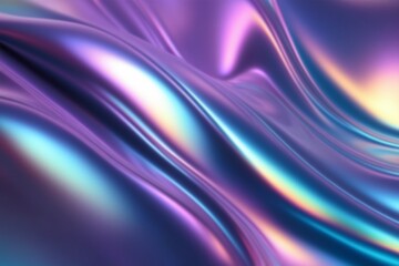 Premium quality colorful Holographic Abstract background. ai generative
