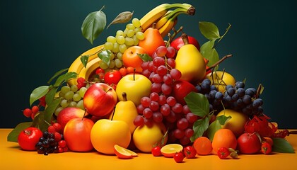 Obraz na płótnie Canvas various fruits