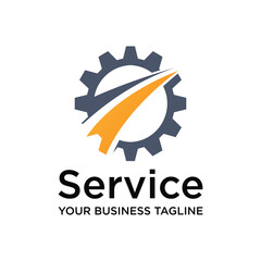 mechanical Gear logo design