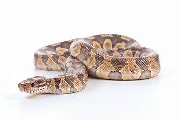 Obraz premium python isolated on white background. generative ai