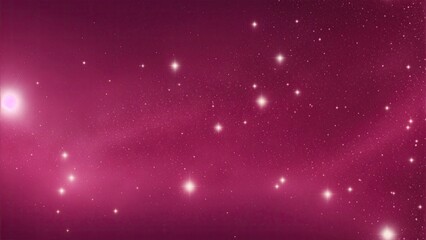 Obraz premium Maroon particles and light abstract background with shining dots stars