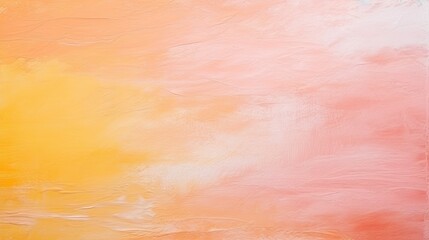 Obraz na płótnie Canvas Abstract textured background in shade of apricot, pastel pink, orange, yellow. Modern background