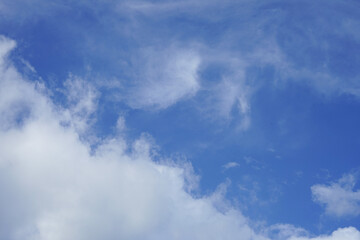 blue sky with cloud, Cloud Background