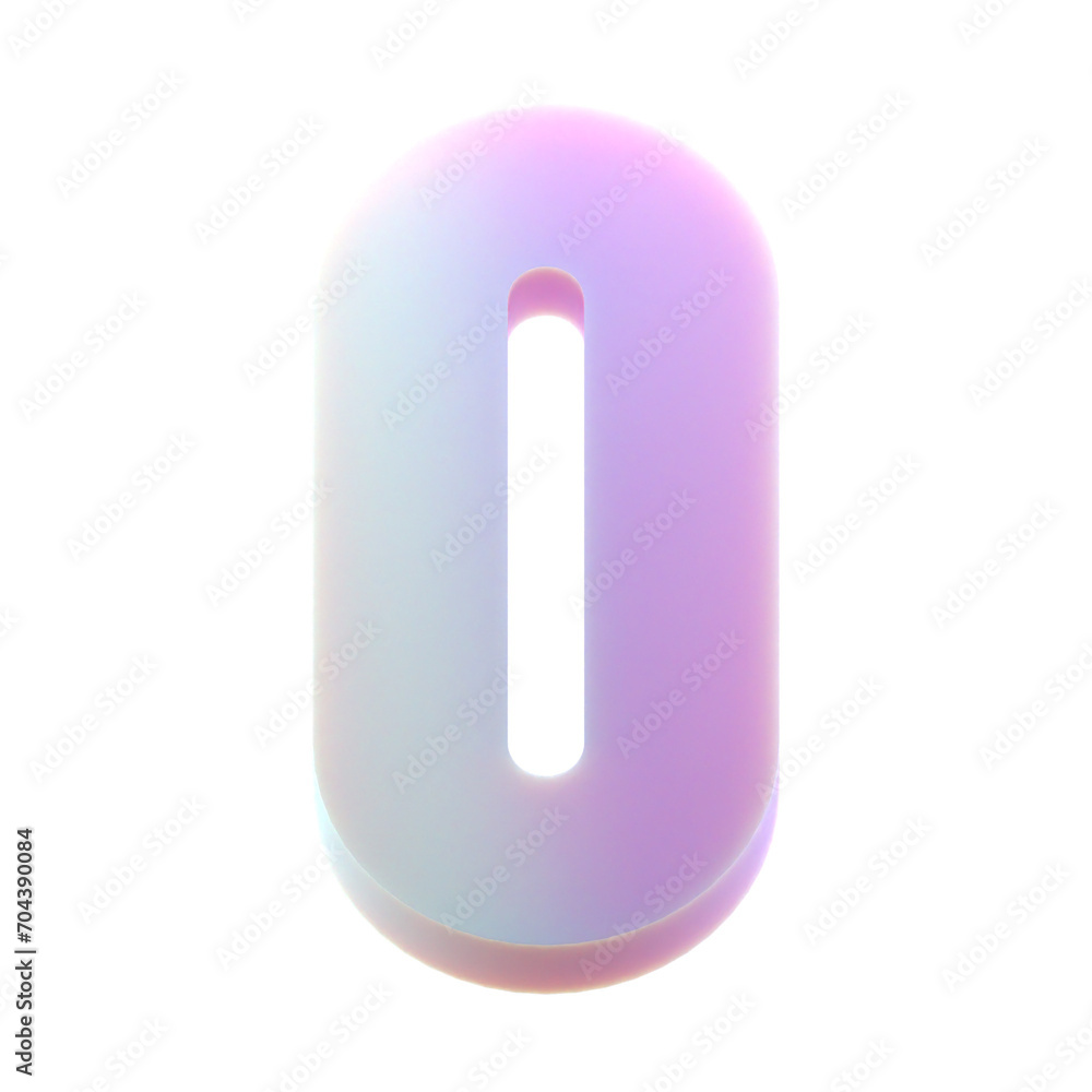 Poster 3d gradient geometric sharp rectangle torus shape for your design on an isolated background. 3d rend