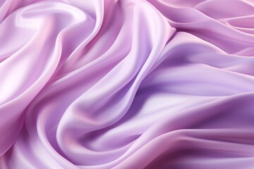 Purple silk fabric with gentle waves