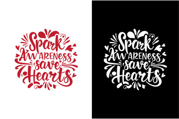 heart disease awareness t-shirt design, heart disease awareness day t-shirt design, heart disease awareness quotes