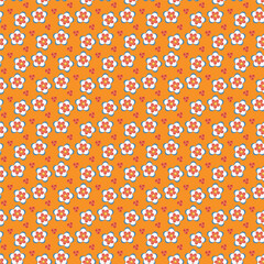 Free vector Japanese seamless vector vintage pattern