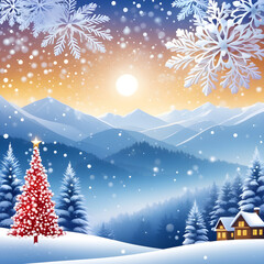 Greeting festive card