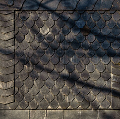 Schiefer Architektur Muster