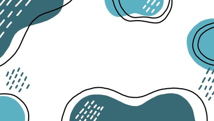 blue background with a frame for text