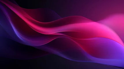 Foto op Canvas Abstract black purple magenta background, copy space, 16:9 © Christian