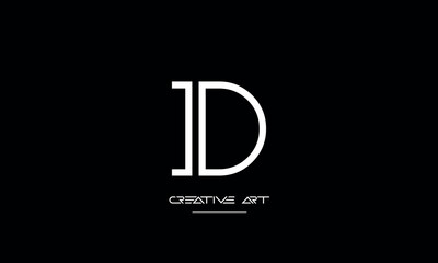 Obraz premium DI, ID, D, I abstract letters logo monogram