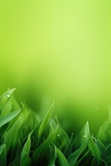 green background with green leaves. Ecological background.