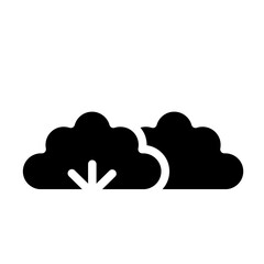 grass silhouettes icon