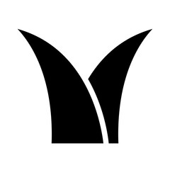 grass silhouettes icon