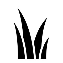 Obraz premium grass silhouettes icon