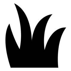 grass silhouettes icon