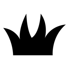 Obraz premium grass silhouettes icon