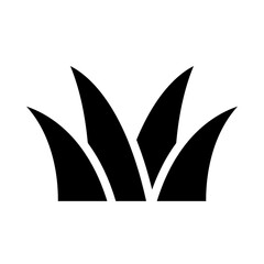 grass silhouettes icon